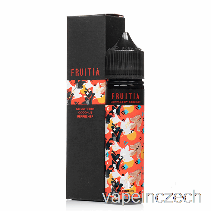 Jahodový Kokosový Osvěžovač - Fruitia - 60ml 6mg Vape Pero
